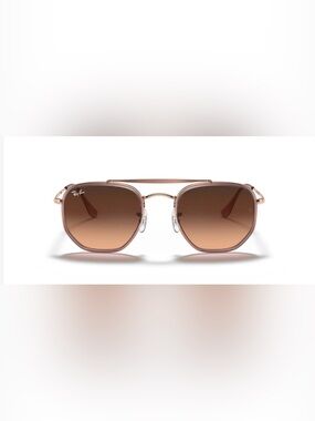 Ray ban Cooper Rose Gold Marshal 2 Sunglasses Pink Brown Gradient Lenses 3648m
